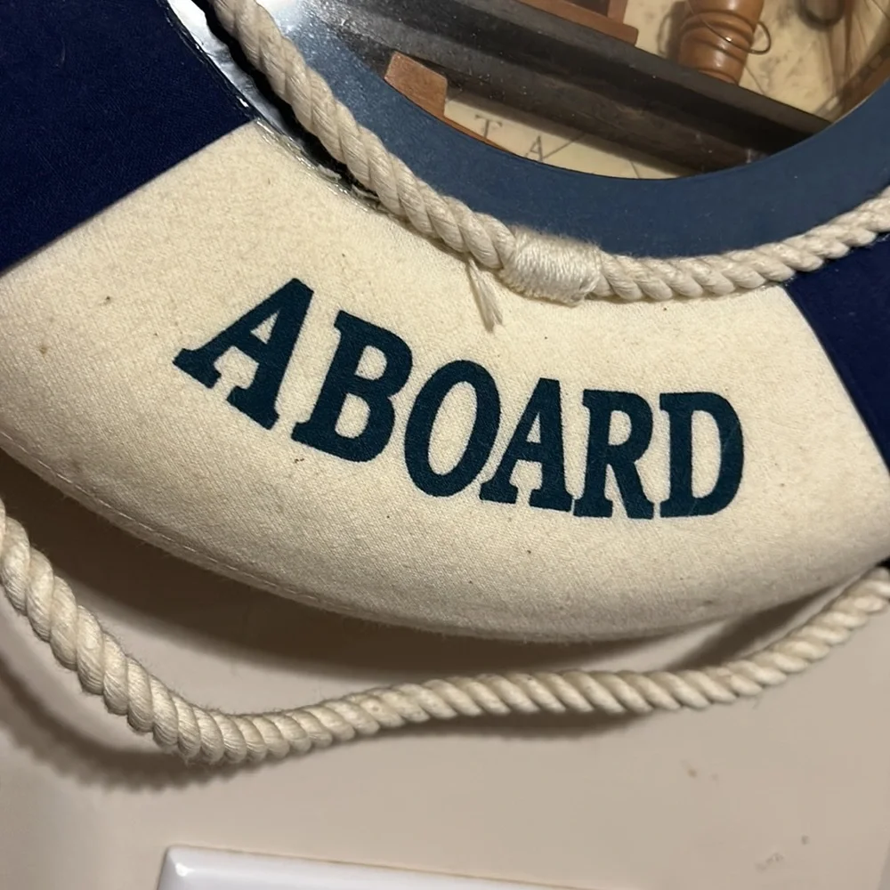 Welcome Aboard Nautical  Clock